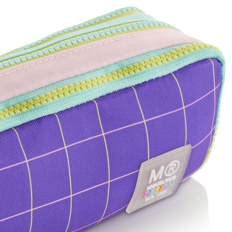 Miquelrius, Rider, piórnik potrójny, fioletowy