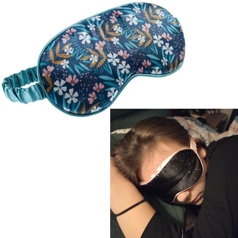 Miquelrius, satynowa maska na oczy do spania, Flowers