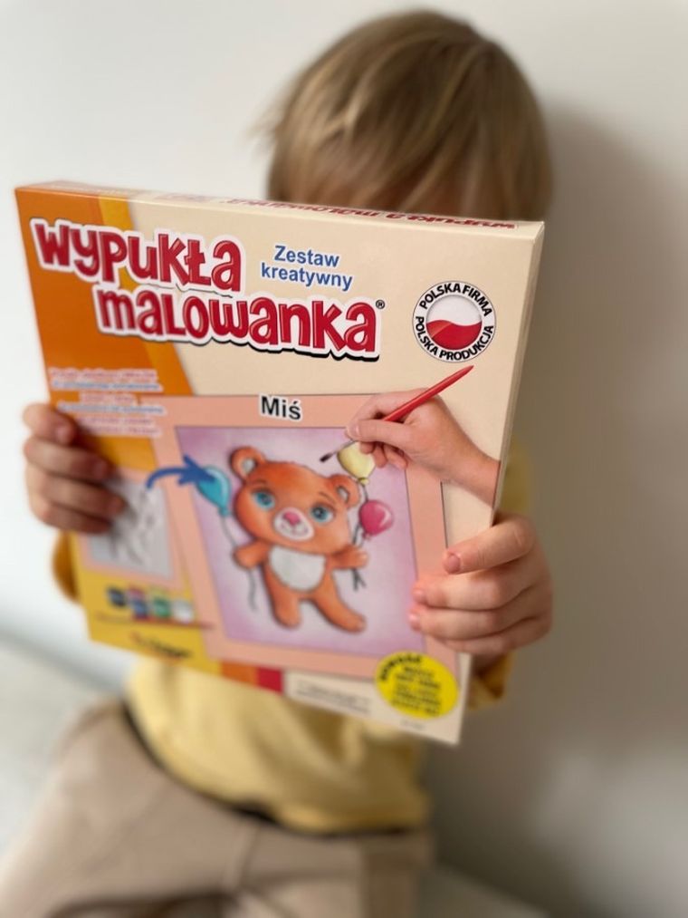 Mirage Hobby, Wypukła Malowanka, zestaw kreatywny do malowania, Futrzaki, Świnka Morska