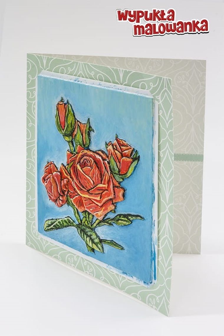 Mirage Hobby, Wypukła Malowanka, zestaw kreatywny do malowania, Kwiaty, Róże