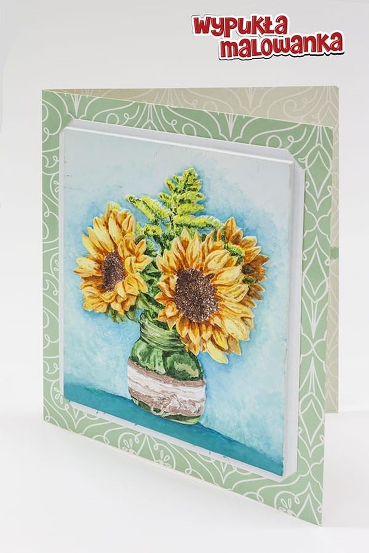 Mirage Hobby, Wypukła Malowanka, zestaw kreatywny do malowania, Kwiaty, Słoneczniki
