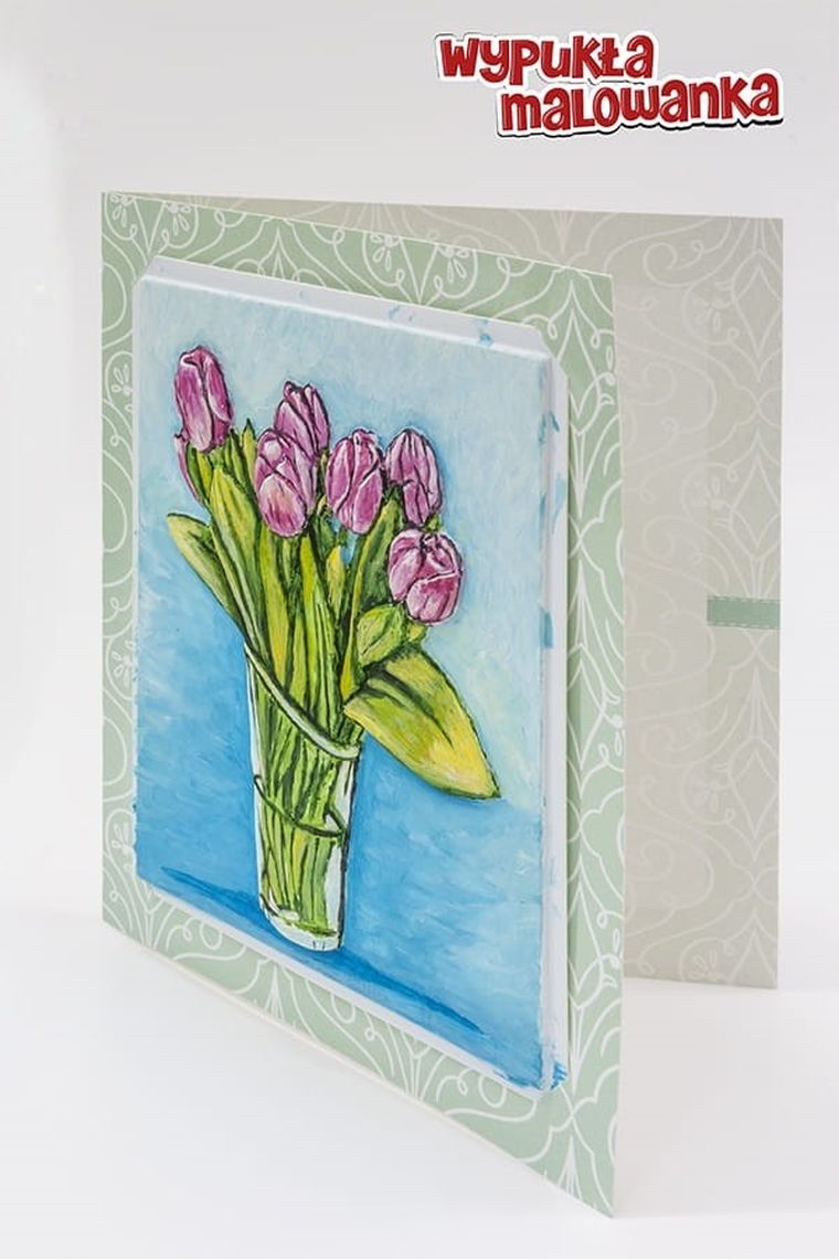 Mirage Hobby, Wypukła Malowanka, zestaw kreatywny do malowania, Kwiaty, Tulipany