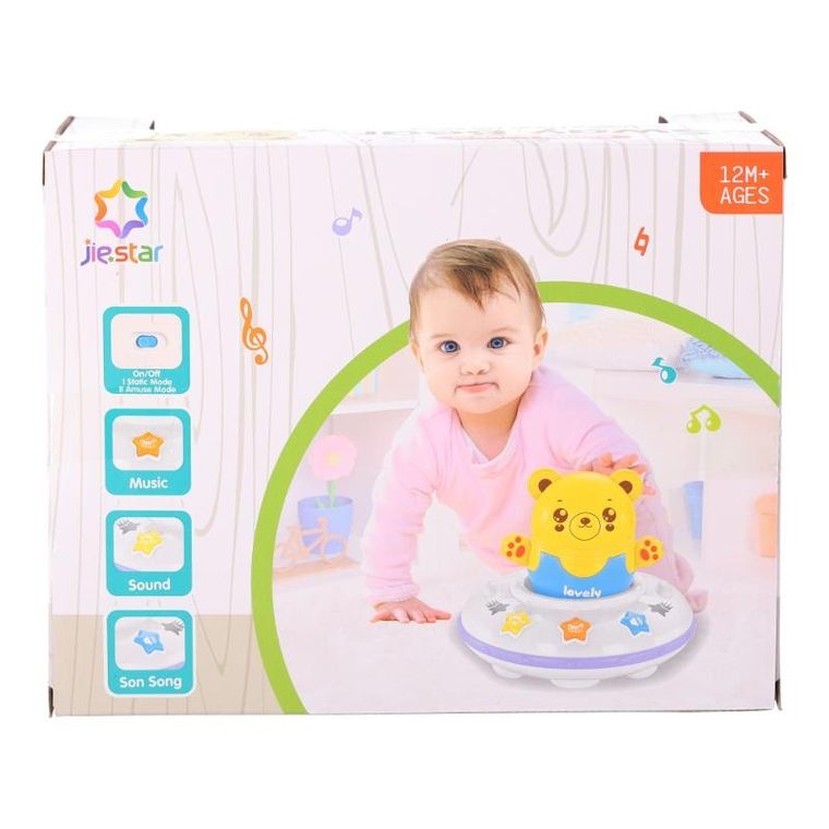 Miś bujaczek, interaktywna zabawka niemowlęca