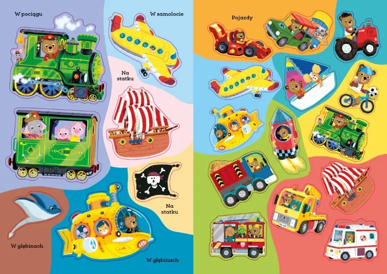 Miś Pracuś. Pojazdy. Moje pierwsze naklejki