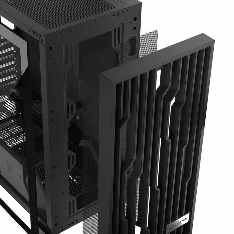 Modecom, Volcano Perun Apex ARGB Midi, obudowa komputerowa, czarna