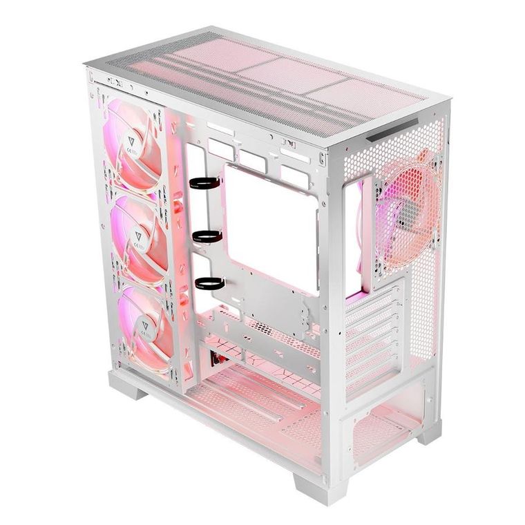 Modecom, Volcano Space ARGB, obudowa komputerowa, biała