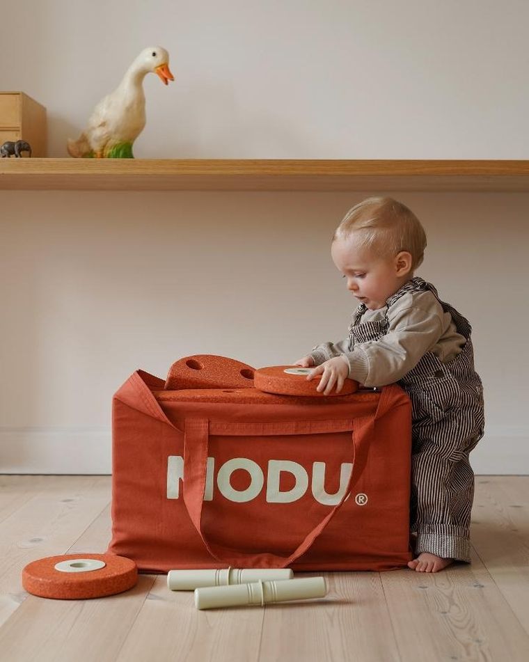 Modu, torba transportowa, Burnt Orange/Dusty Green
