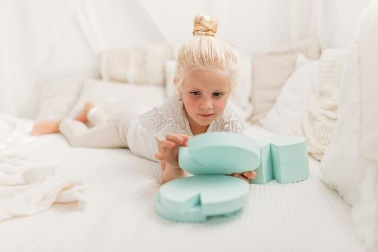 Moes, Lilia Wodna, piankowe klocki, 5 elementów