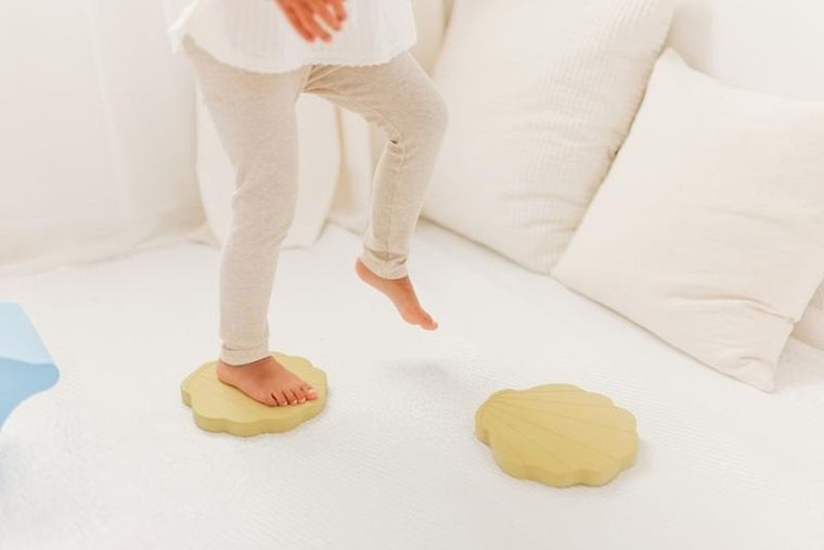 Moes, Muszelki, zabawki kreatywne, piankowe, 5 elementów