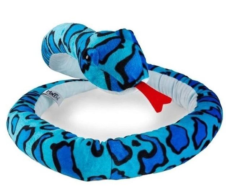 Molli Toys, Wąż, maskotka, niebieski, 200 cm