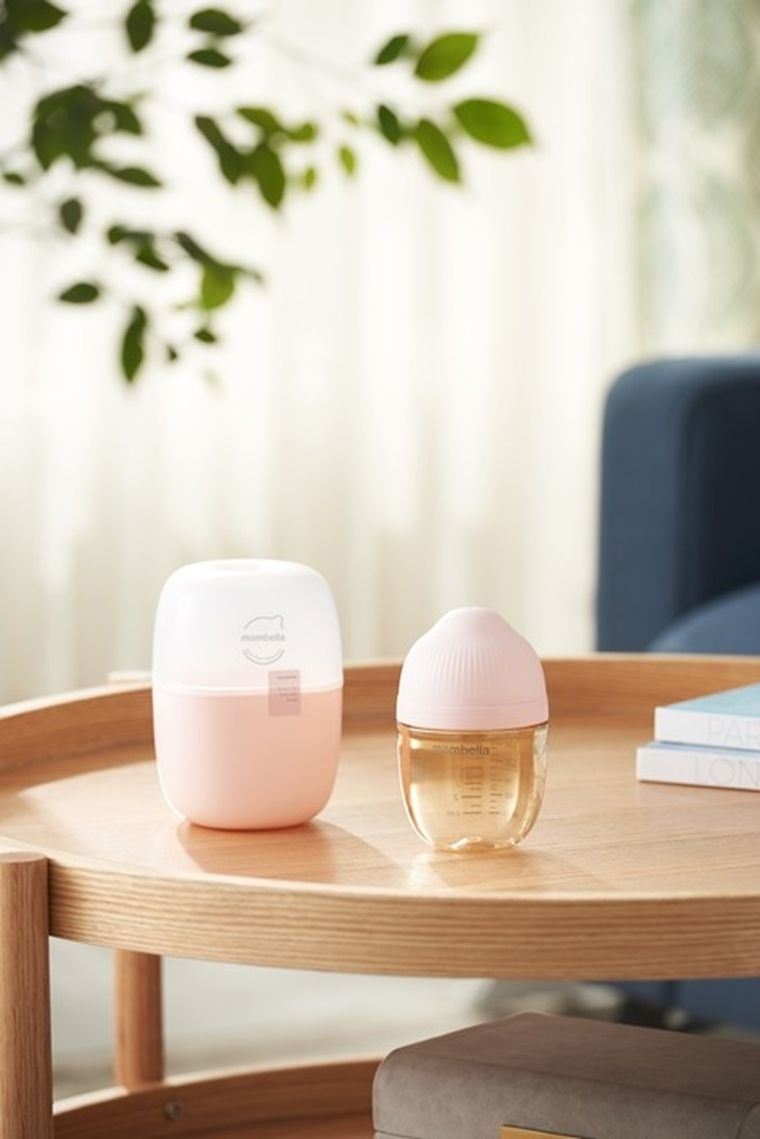 Mombella, Butelka antykolkowa dla noworodka, PPSU, Roze, 210 ml