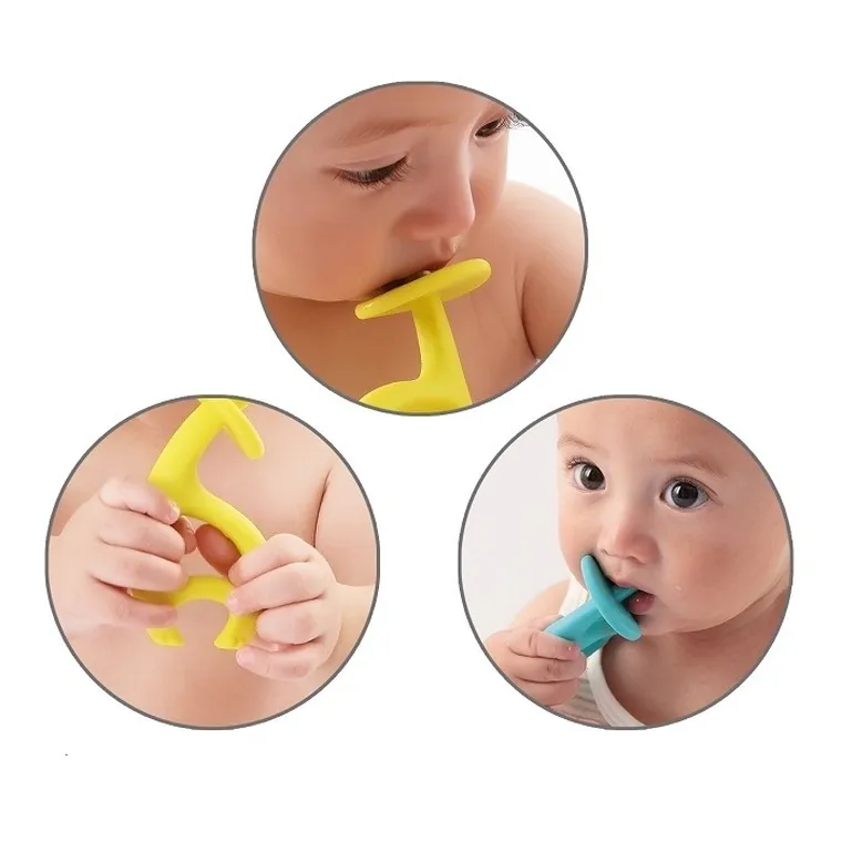 Mombella, Dancing Elephant, gryzak, limonkowy