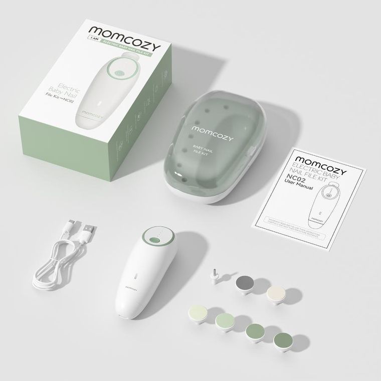 Momcozy, elektryczny pilnik do paznokci dla dzieci, NC013