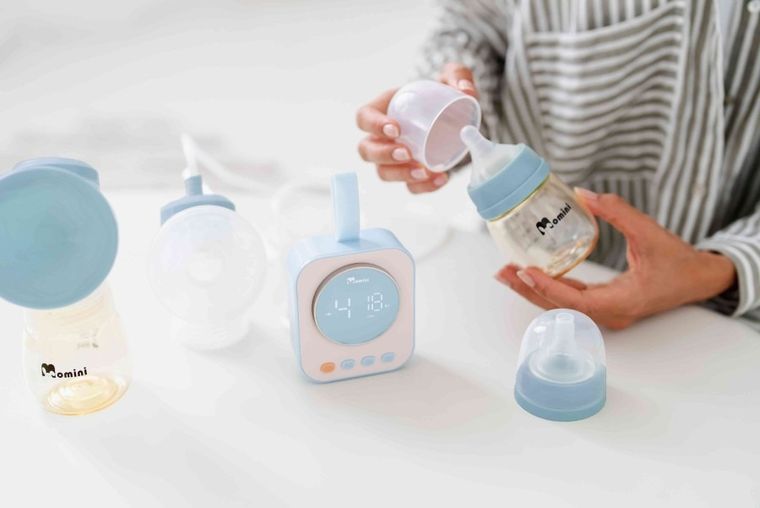 Momini, TwinPump, elektroniczny laktator, bezprzewodowy, podwójny