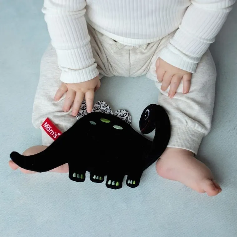 Mom's Care, dinozaur, szeleszcząca szmatka kontrastowa