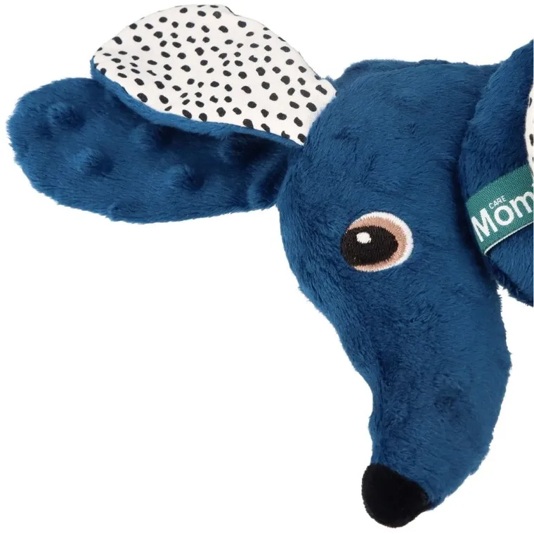 Mom's Care, Jamiś, spiralka do wózka, pastelowa zawieszka sensoryczna z lusterkiem i grzechotką, granatowa