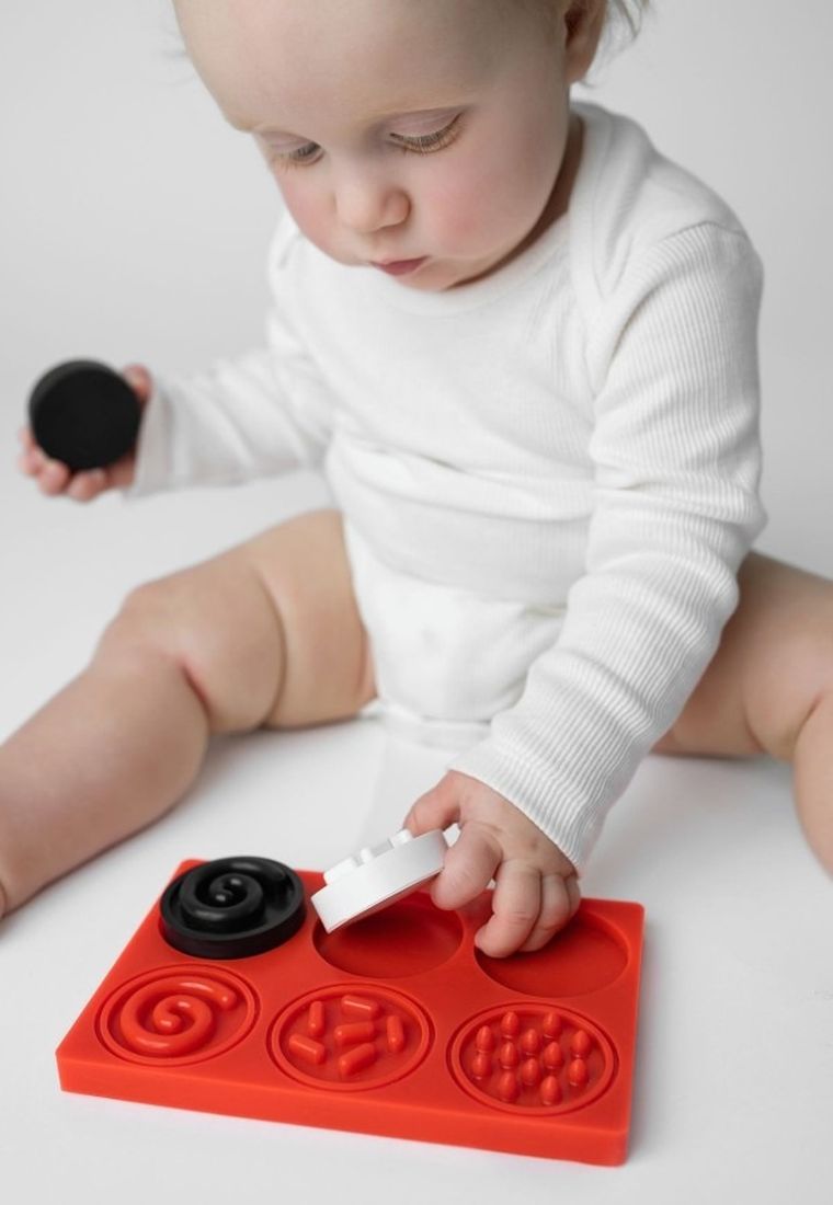 Mom's Care, Kontrastowe kółeczka, puzzle sensoryczne