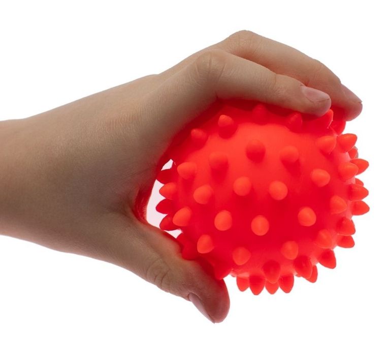 Mom's Care, Sensorky, jeżyk, piłeczka do masażu, piłeczka sensoryczna, zielona