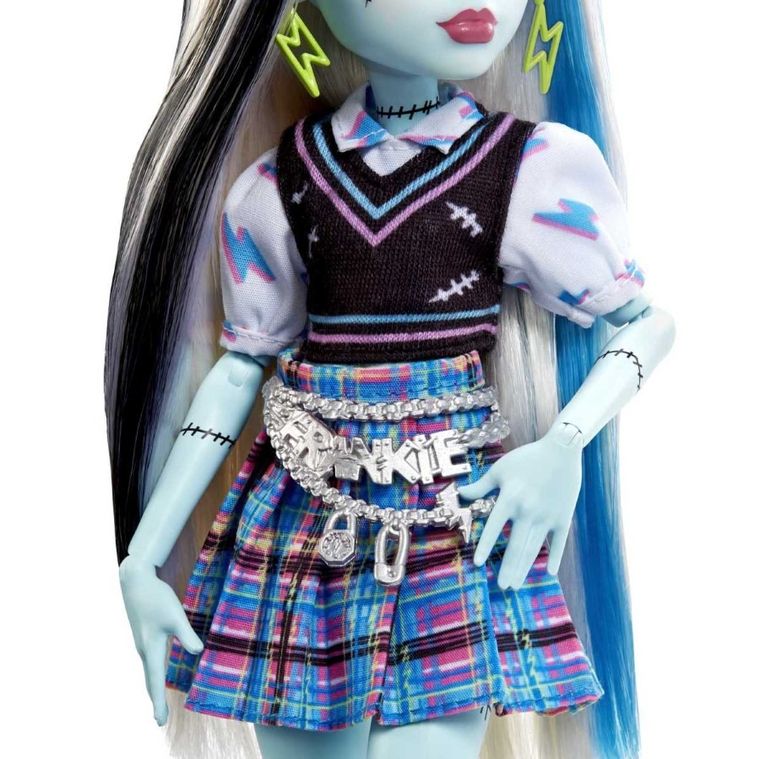 Monster High, Frankie Stein, lalka podstawowa z akcesoriami
