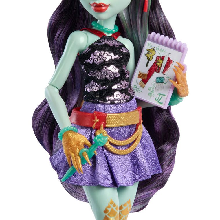Monster High, Jinafire Long, lalka podstawowa z akcesoriami
