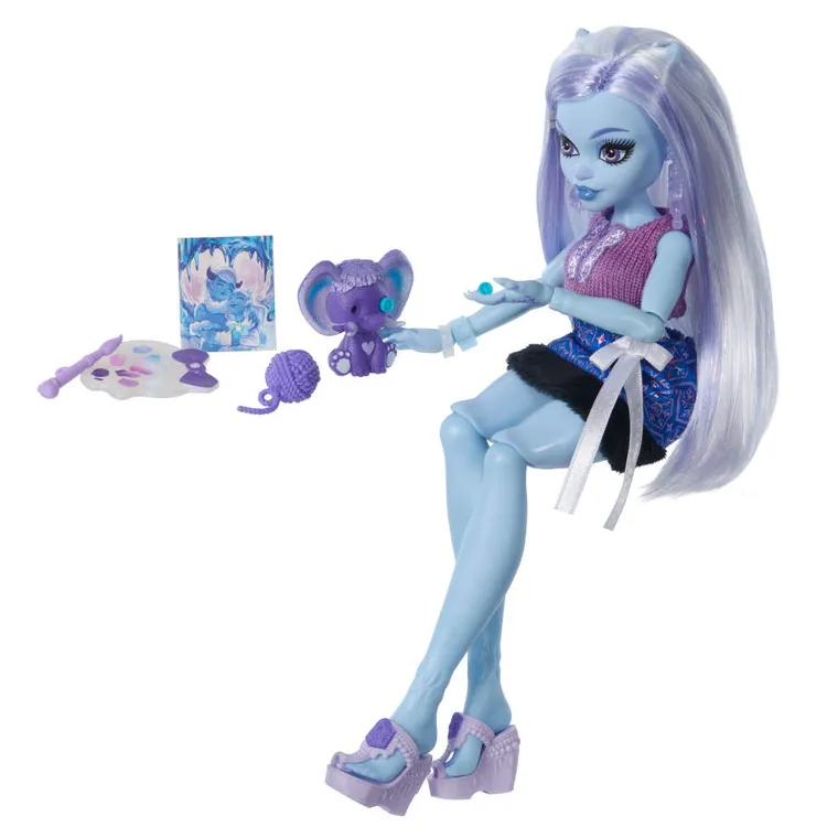 Monster High, Straszyrelaks, Abbey Bominable, lalka i akcesoria