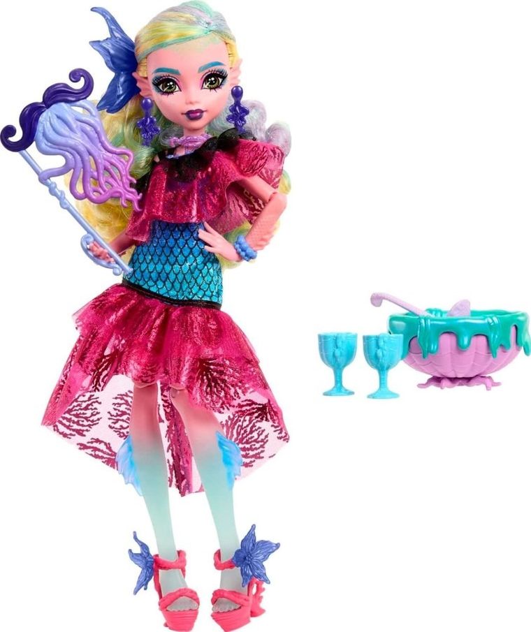 Monster High, Upiorny bal, Lagoona Blue, lalka z akcesoriami