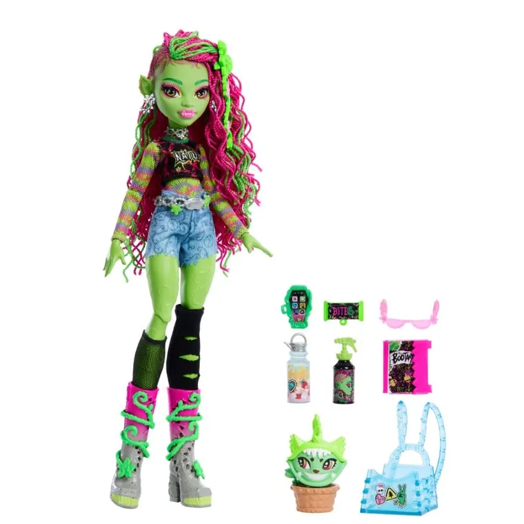 Monster High, Venus McFlytrap, lalka podstawowa z akcesoriami
