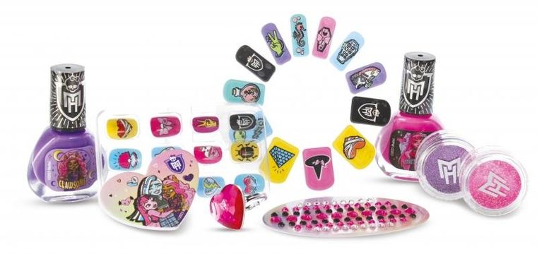 Monster High, zestaw piękności do paznokci, 22-25-4 cm