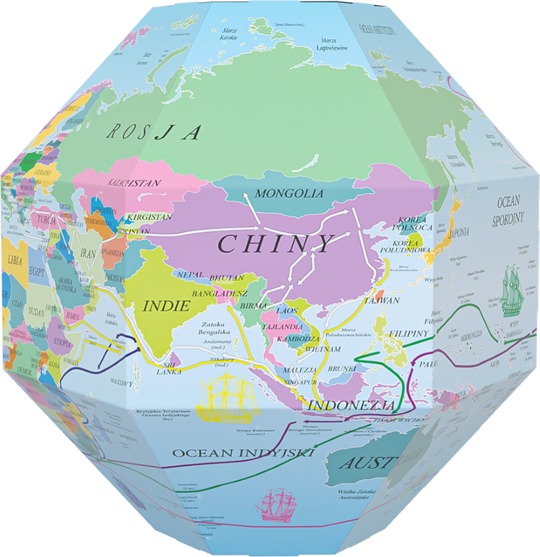 Monumi, Odkrywca, globus 3D do składania, średnica 35 cm