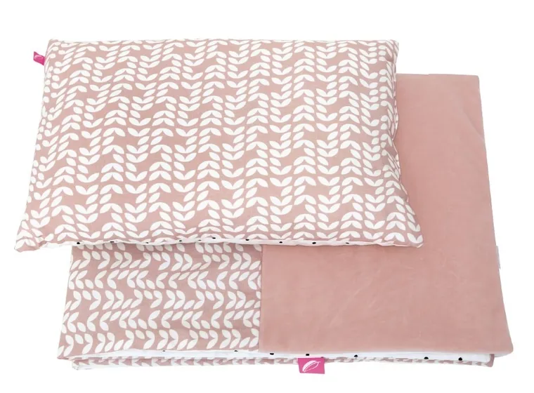 Motherhood, Classics, 2-częściowy komplet pościeli, kołderka z poduszką, różowy