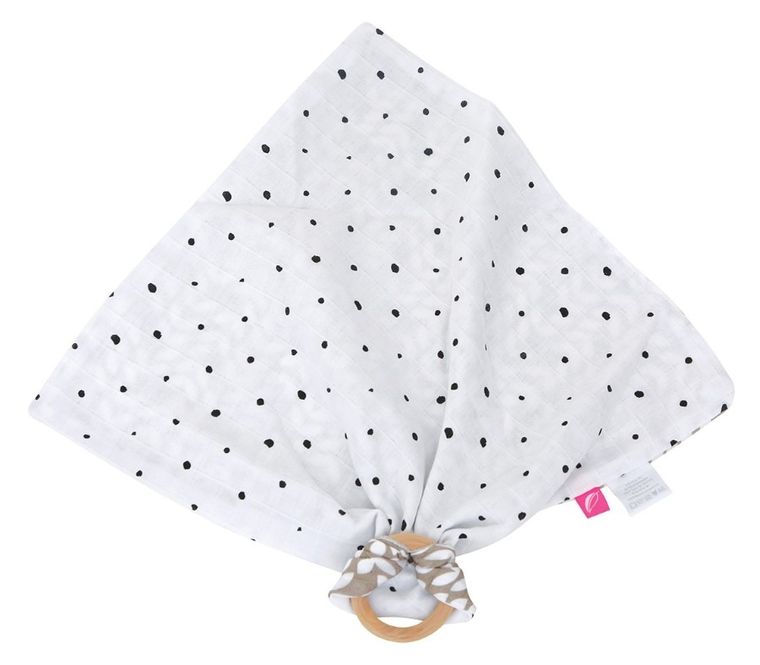 Motherhood, Classics Beżowy 2023 gryzak z pieluszką przytulanką