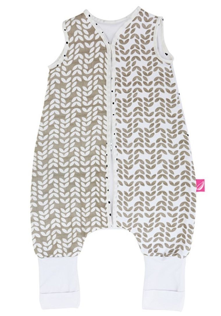 Motherhood, Classics Beżowy 2023, śpiworek muślinowy z nogawkami, TOG 0.5, 12-30 m