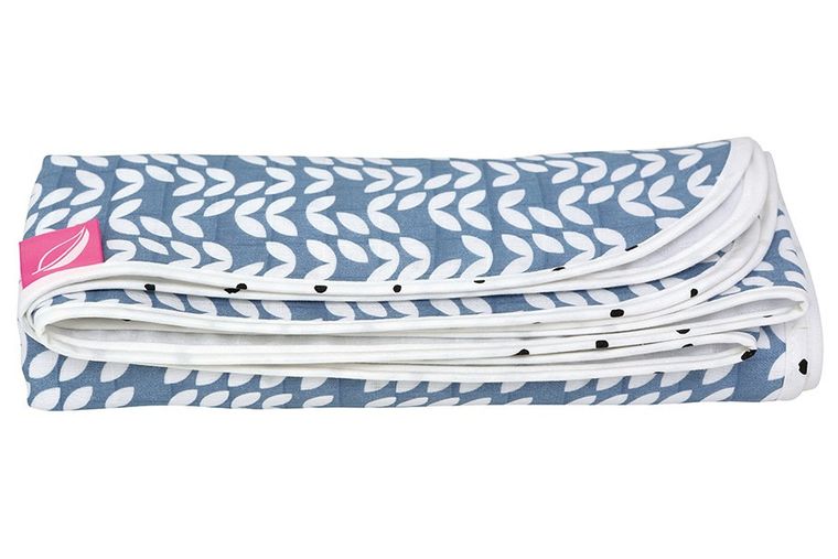 Motherhood, Classics Niebieski 2023, kocyk muślinowy, dwuwarstwowy, 100-120 cm