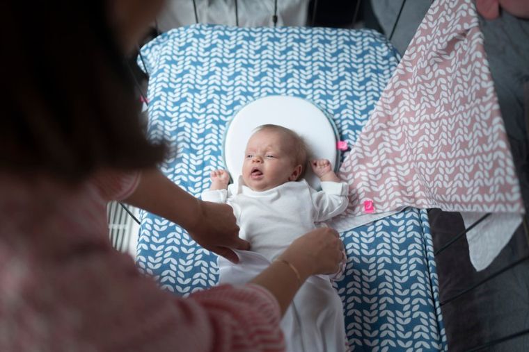 Motherhood, Classics Niebieski 2023, pielucha bawełniana, 70-80 cm, 3 szt.