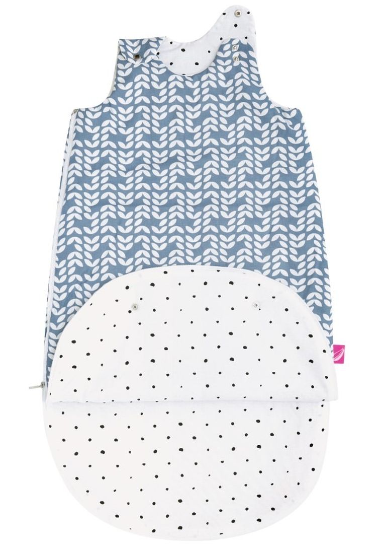 Motherhood, Classics Niebieski 2023, Zip-A-Round, śpiworek 2w1, TOG 2, 3-18 m