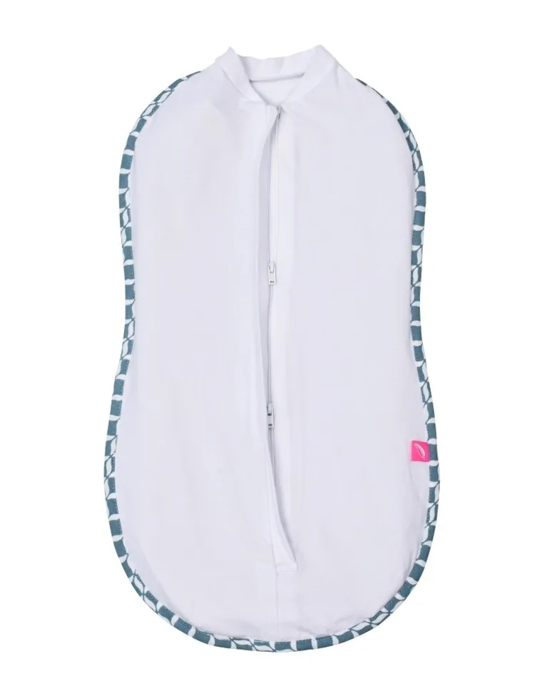 Motherhood, Classics Niebieski, Zip&Swaddle, otulacz, rozmiar 1, 2,5-5 kg, 2 szt.