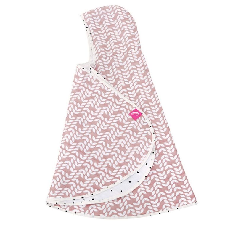 Motherhood, Classics Różowy 2023, okrycie kąpielowe, muślinowe, 65-130 cm