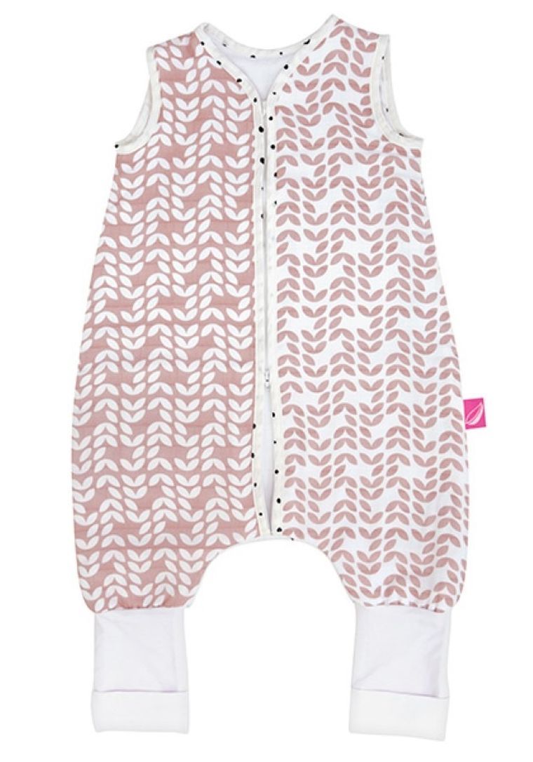 Motherhood, Classics Różowy 2023, śpiworek muślinowy z nogawkami, TOG 0.5, 12-30 m