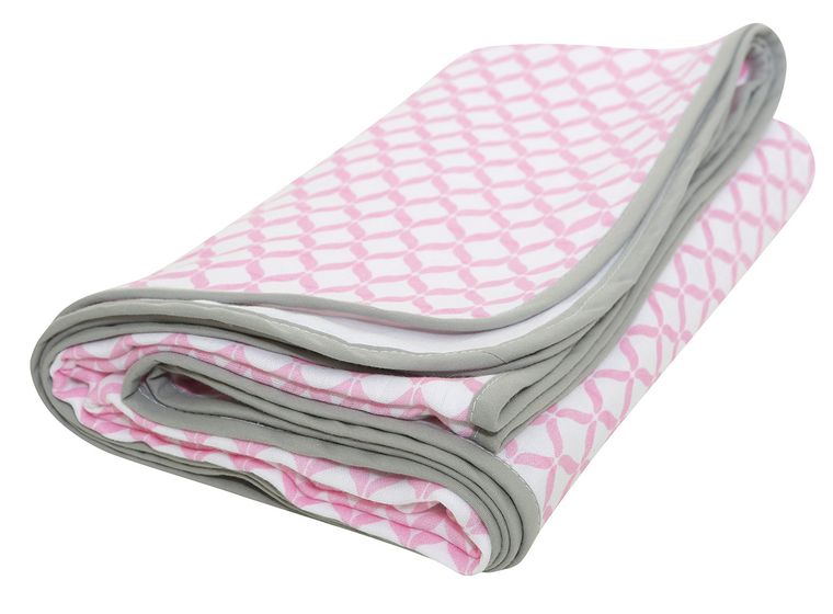 Motherhood, Classics Różowy kocyk muślinowy, dwuwarstwowy, 100-120 cm