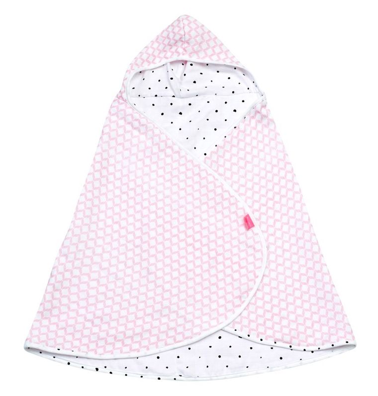 Motherhood, Classics Różowy, ręcznik niemowlęcy, muślinowy, 65-130 cm