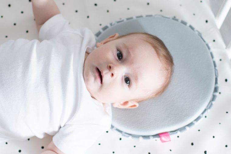 Motherhood, Classics Szary, ergonomiczna poduszka stablizująca dla niemowląt