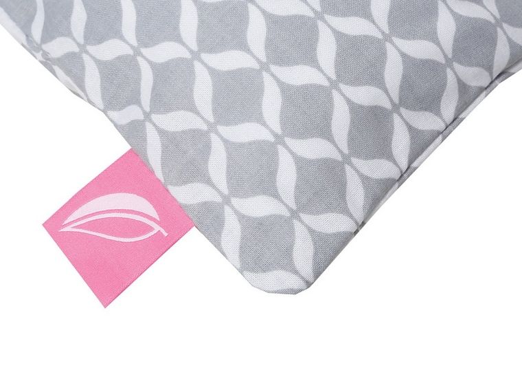 Motherhood, Classics Szary, płaska poduszka, 45-30 cm