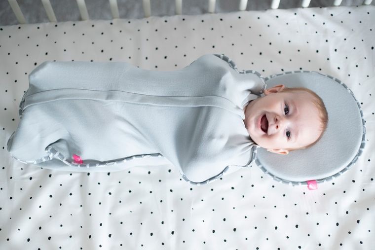 Motherhood, Classics Szary, Zip&Swaddle, otulak, rozmiar 1, 2,5-5 kg