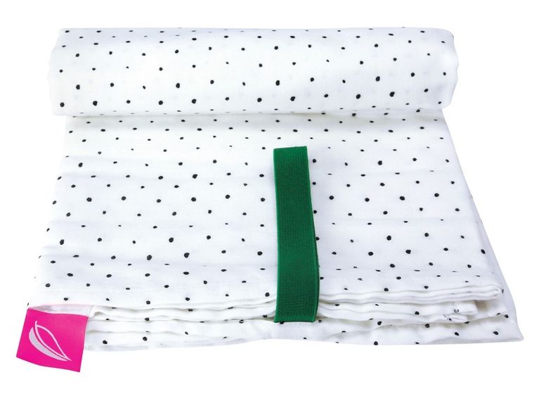 Motherhood, ECO Kropeczki Czarne, ręcznik plażowy, 100-175 cm