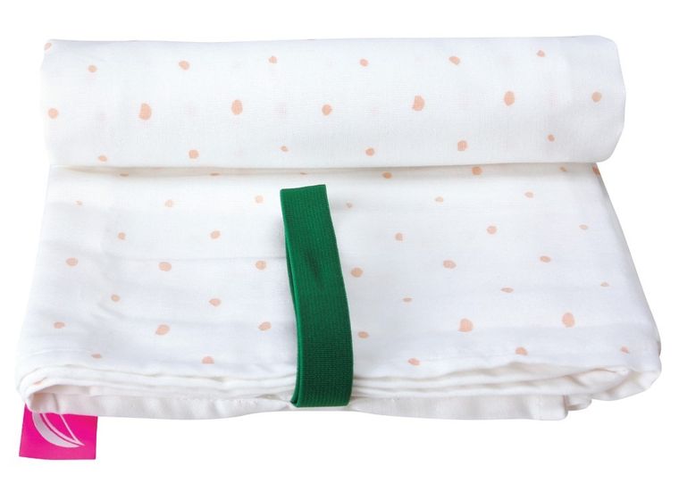 Motherhood, ECO Kropeczki Różowe, ręcznik plażowy, 100-175 cm