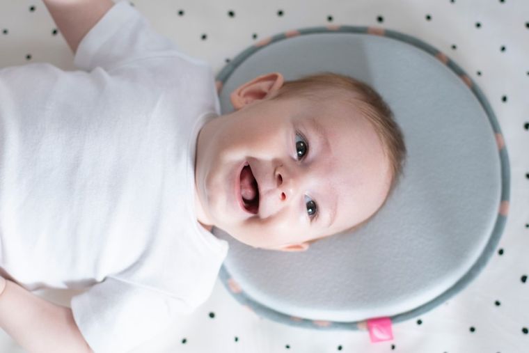 Motherhood, Kropy Różowe, ergonomiczna poduszka stablizująca dla niemowląt