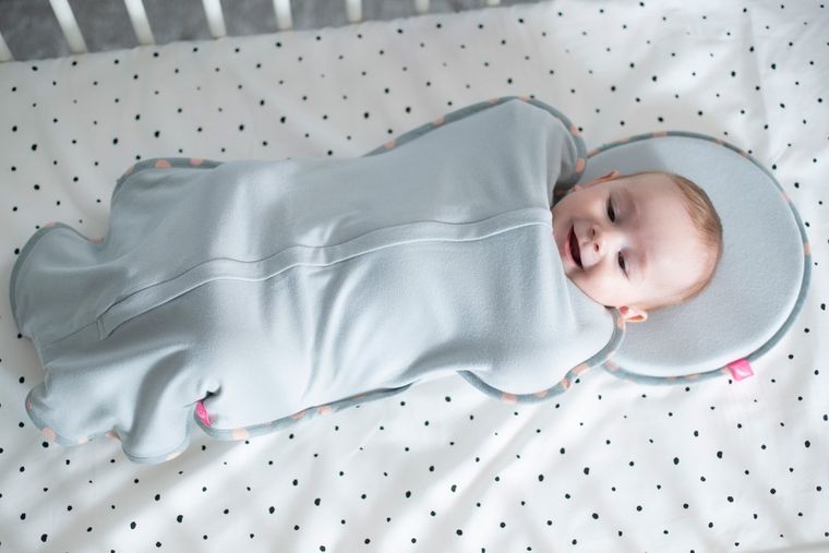 Motherhood, Kropy Różowe, Zip&Swaddle, otulak, rozmiar 1, 2,5-5 kg