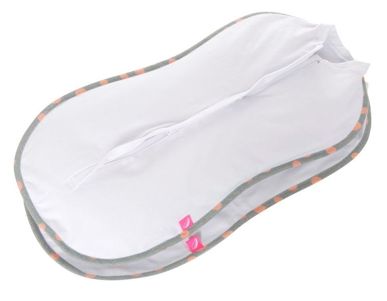Motherhood, Kropy Różowe, Zip&Swaddle, otulak, rozmiar 1, 2,5-5kg, 2 szt.