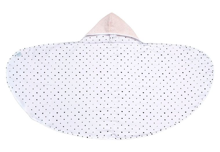 Motherhood, Kwadraty Różowe, ręcznik niemowlęcy, muślinowy, 65-130 cm