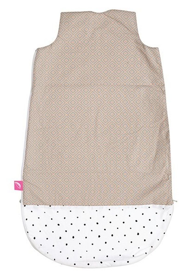 Motherhood, Kwadraty Różowe, Zip-A-Round, śpiworek letni 2w1, TOG 1, 3-18m